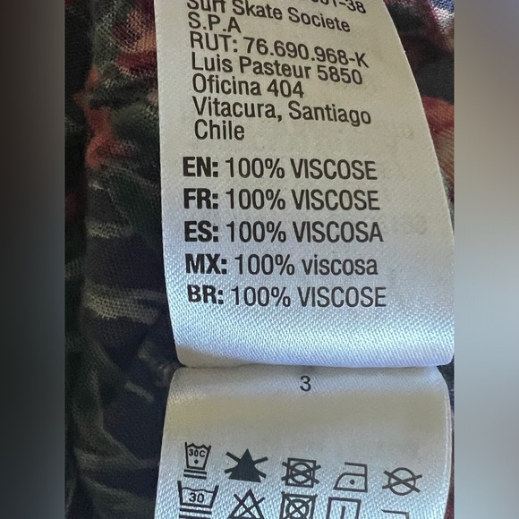 Roxy Dark Floral Patterned Fabric - Picture 5 of 6